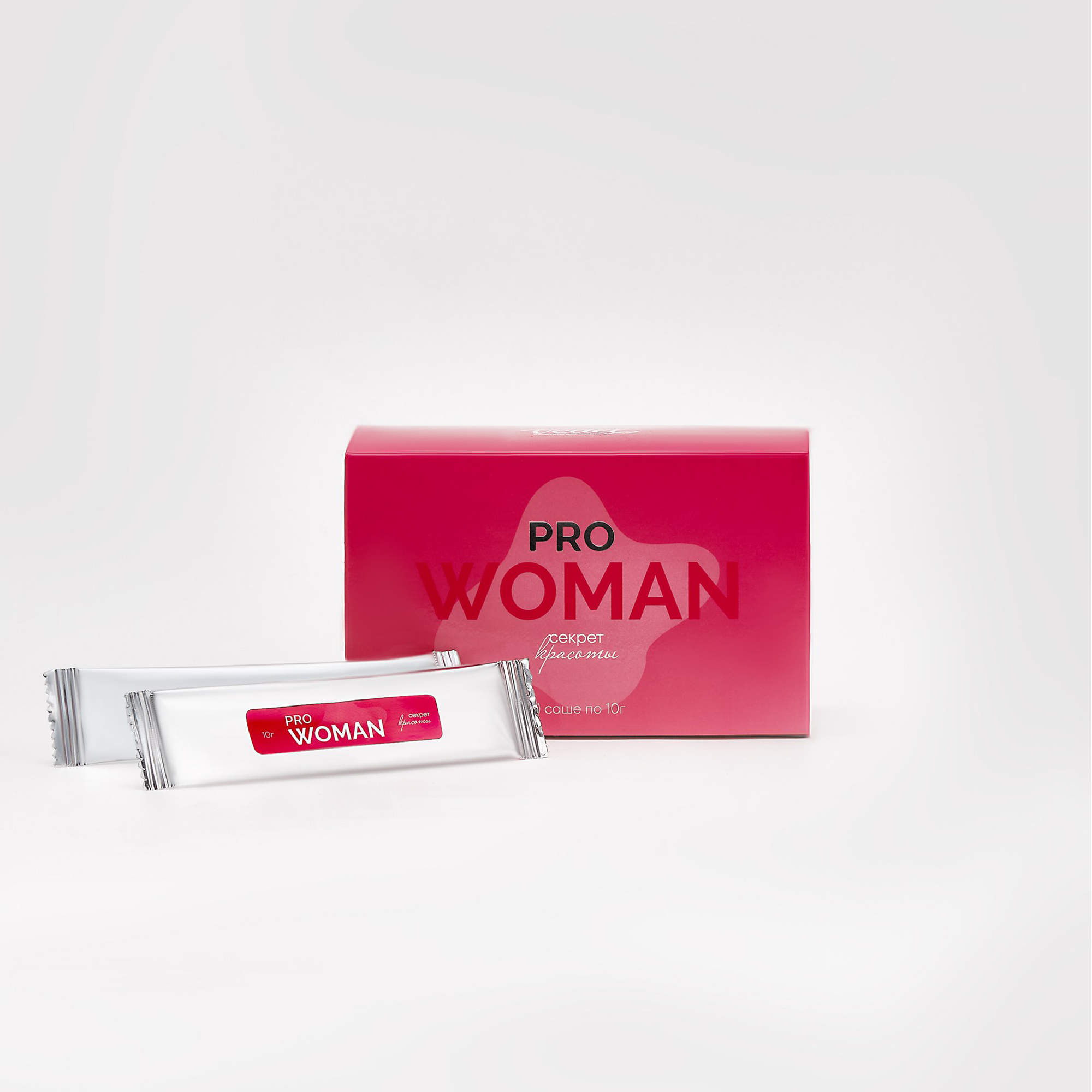 PRO Woman секрет красоты, 21 саше по 10 г. Натуральный мультикомплекс с морским коллагеном