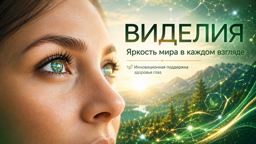 Глазные капли "Виделия" от компании Vedel - это яркость мира в каждом взгляде